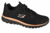 Pantofi pentru adidași Skechers Graceful - Get Connected 12615-BKRG negru, 35.5, 36, 36.5, 37, 38, 38.5, 39