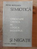 Semiotica si negatie- Petre Botezatu