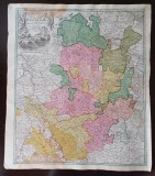 NIB130 Circuli Westphali&aelig; in omnes suos status et provincias accurat&egrave; divisi nova et exacta tabula ... 1732