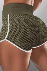 S349-120 Pantaloni scurti sport cu talie inalta cu efect de evidentiere a fesierilor