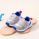 Adidasi gri cu albastru pentru copii (Marime Disponibila: Marimea 21), Superbaby