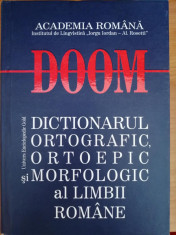 DICTIONARUL ORTOGRAFIC, ORTOEPIC SI MORFOLOGIC AL LIMBII ROMANE, ACADEMIA ROMANA foto