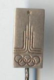 Insigna Olimpica a XXII Olimpiada Moscova Rusia 1980 Cercuri Olimpice