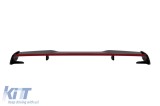 Spoiler potrivit pentru portbagaj tip A45 cu margine rosie pentru Mercedes A-Class W177 hatchback dupa 2018, lac negru Performance AutoTuning