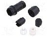 Conector circular, tata, 4 pini, BULGIN - PXP4011/04P/6065