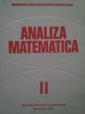 Miron Nicolescu - Analiza matematica, vol. II (Editia: 1980) foto