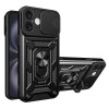 Husa iPhone 16 Plus protectie camera Techsuit CamShield Series, negru