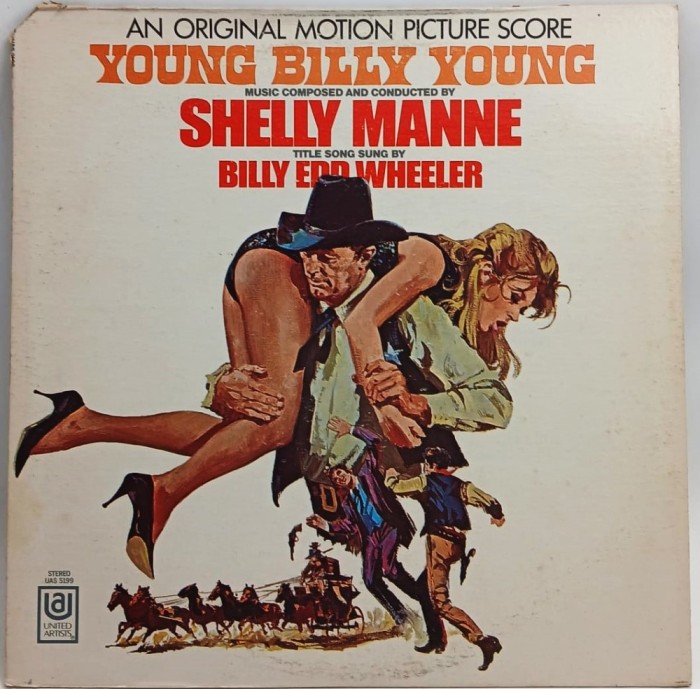 Shelly Manne - Young Billy Young NM / VG+ vinil Lp disc jazz folk UAR SUA
