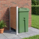 vidaXL &Icirc;mprejmuire pentru Coș de Gunoi Maro 85 x 12 x 115 cm 42039179