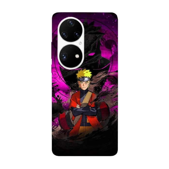 Husa compatibila cu Huawei Nova Y70 model Naruto vs Pain, Silicon, TPU, Viceversa