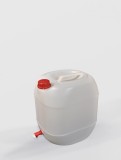 Canistra cu Capac Etans si Robinet, 20 Litri, STERK, Plastic, Albastru sau Alb