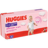 Scutece Huggies Pants Girl 5, 12-17 kg, 52 buc