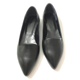 Loafers dama din piele naturala Black Merry