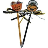 Pix cu figurine Cnx Halloween, dovleac cu fundita