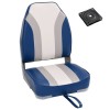 VidaXL Set cu scaun pentru barcă, pliabil, 2 piese, spătar &icirc;nalt 3284299