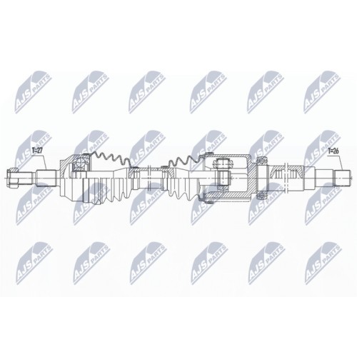 Planetara Ford Tourneo, Grand Tourneo Connect 1.5tdci 20, 1.6tdci 20, Transit Connect 1.5tdci 20, 1.6tdci 20, Dreapta, CV Manuala, NPW-FR-163