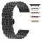 Curea metalica, compatibila Apple Watch 9|8|7|6|5|4|3|2|1 Series, 49mm|45mm|44mm|42mm, Black
