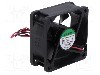 Ventilator 60x60x25mm, 4,5...13,8V DC, SUNON - EF60251B3-1000U-A99