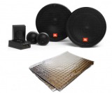 JBL Stage2 604C Difuzoare Auto Componente 16cm + Insonorizant Silent Coat, 270W, 2 buc.