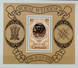 BC472, Grenada 1981, colita nunta regala Lady Diana si Printul Charles