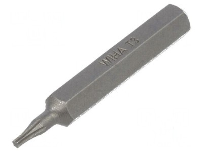 Capăt de șurubelniță Torx&amp;reg; TX03, lungime 28mm, MICRO foto