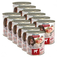 Conserva BEWI DOG ? Veal, 12 x 800g foto