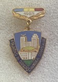 Insigna fruntaș &icirc;n gospodărirea orașului 1983