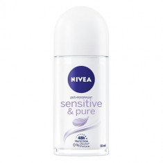 Nivea Deodorant Roll on Femei 50 ml Sensitive Pure foto