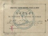 AMS# - BREVET + INSIGNA DE SCHIOR RPR 1957