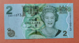 2 Dolari Fiji cu Regina Elisabeta - two dollars - Bancnota SUPERBA - UNC