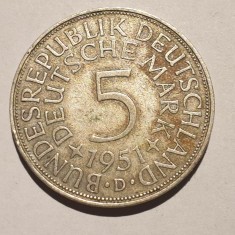 Germania 5 marci 1951 argint