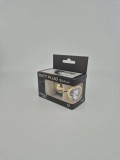Dop Anal Hearty Buttplug, Medium, Auriu/Clear, Passion Labs