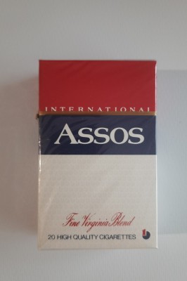 Pachet plin cu tigari ASSOS anii &amp;#039;80 Made in Greece foto