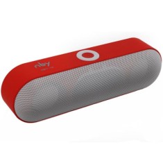Boxa Portabila Bluetooth iUni DF19, Slot Card, Gri-Rosu foto