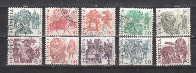 A12 S6 11 - Timbre foarte vechi - Elvetia - arta populara foto