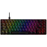 Tastatura mecanica HP HyperX Alloy 65 Red, Iluminare RGB, Negru