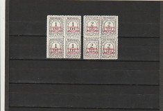 RO - 1931 TAXA DE PLATA - ROMANIA SUPRATIPAR ROSU TIMBRUL AVIATIEI BLOC 4 X MNH