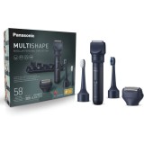 Aparat de tuns barba si parul, shaver &amp;amp; periuta de dinti Panasonic MultiShape XSHAPE TRAVEL, acumulator Li-Ion, autonomie 70 min, quick charge 1H,
