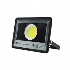 Proiector de Exterior Techstar® 50W, LED COB, IP66, Lumina Rece, Culoare 6500K, Corp Aluminiu, Suport Reglabil