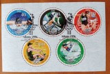 NEW-ZEELANDA-'1996-OLIMPIADA- ATLANTA''- COLITA.-stampilate-Vezi-Scan