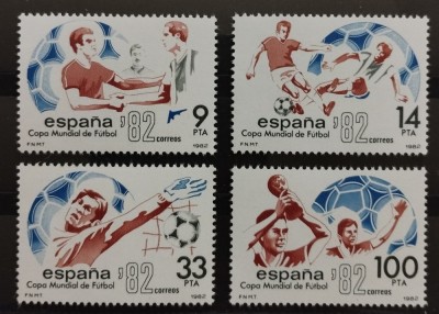 BC958, Spania 1982, serie sport, fotbal foto