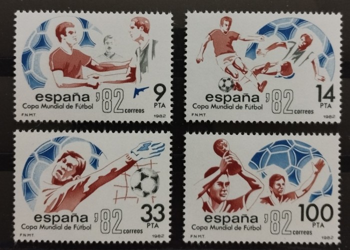 BC958, Spania 1982, serie sport, fotbal