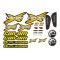 Stickere Can-Am BRP Outlander galbene aftermarket