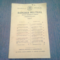 REVISTA REVISTA ROMANIA MILITARA NR.3-4/1934