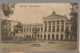 CPIB 25348 CARTE POSTALA - BUCURESTI, UNIVERSITATEA, CIRCULATA, 1926, STAMPILE, TIMBRU
