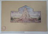 Pliant Societatea Ortodoxă Națională a Femeilor, dimensiuni A4 ( Mausoleul Eroilor Neamului Mărășești ).