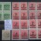 1923-Partial set-Bl.4+abklatch-MNH+MLH -Perfect