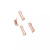 Set Taste Laterale iPhone 6s Plus, Rose Gold - Butoane Volum + Power, Banda Flex Inclusa