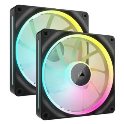 Ventilatoare Carcasa CORSAIR iCUE LINK LX140 2x140mm RGB NEGRU foto