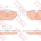 Set placute frana,frana disc BMW Seria 3 Cupe (E92) (2006 - 2013) TRW GDB2050